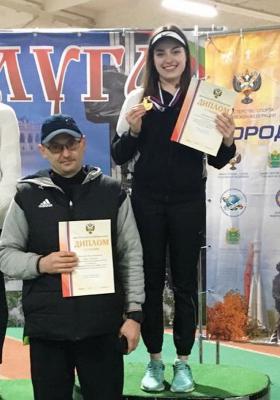 Ольга Ананьина и её тренер Илья Мартынов